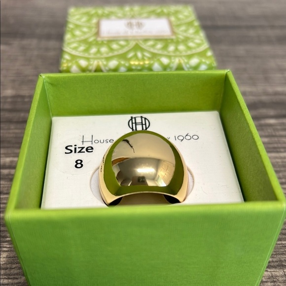 House of Harlow 1960 Gold Plated Statement Ring | Size 8 ✨ - Picture 5 of 7